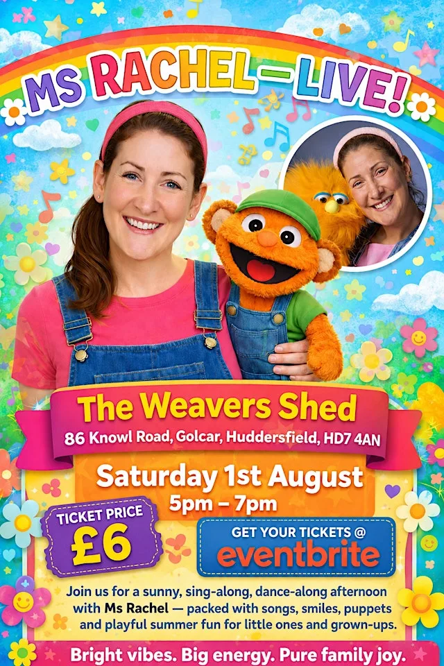 Ms Rachel live at The Weavers Shed