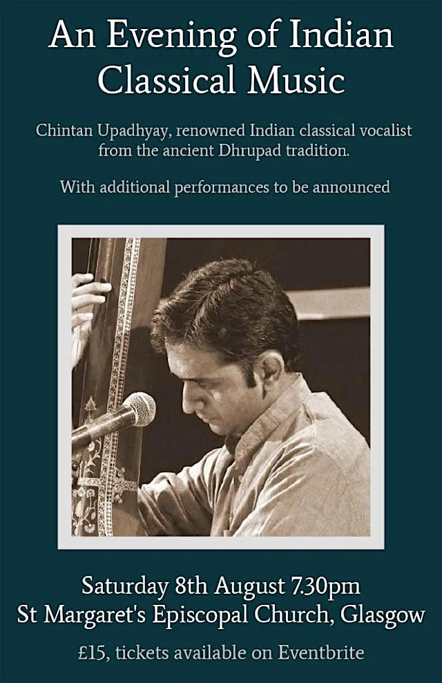 An Evening of Indian Classical Music with Chintan Upadhyay
