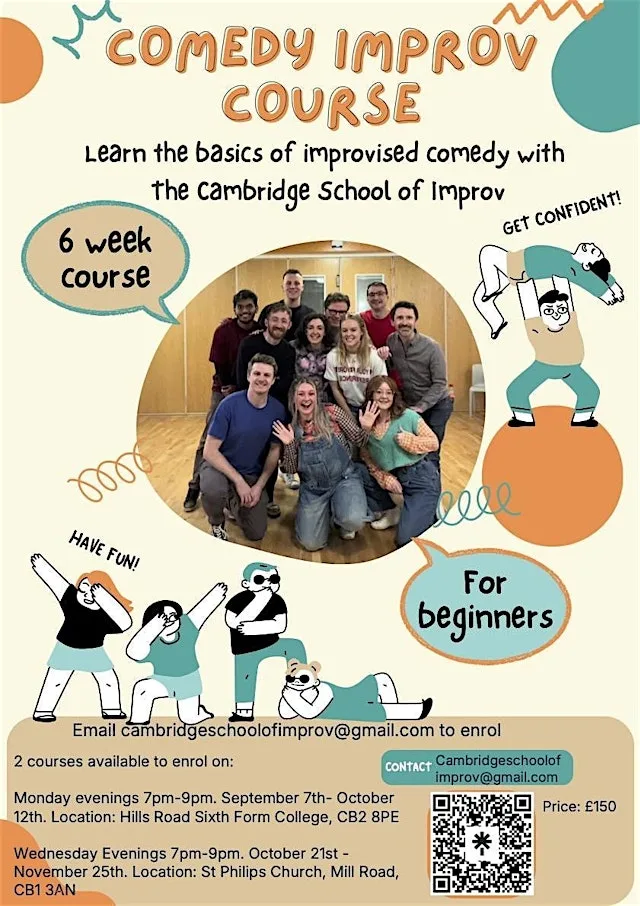 Beginners comedy Improv 6 week course