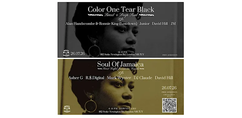 Color One Tear Black x Soul Of Jamaica