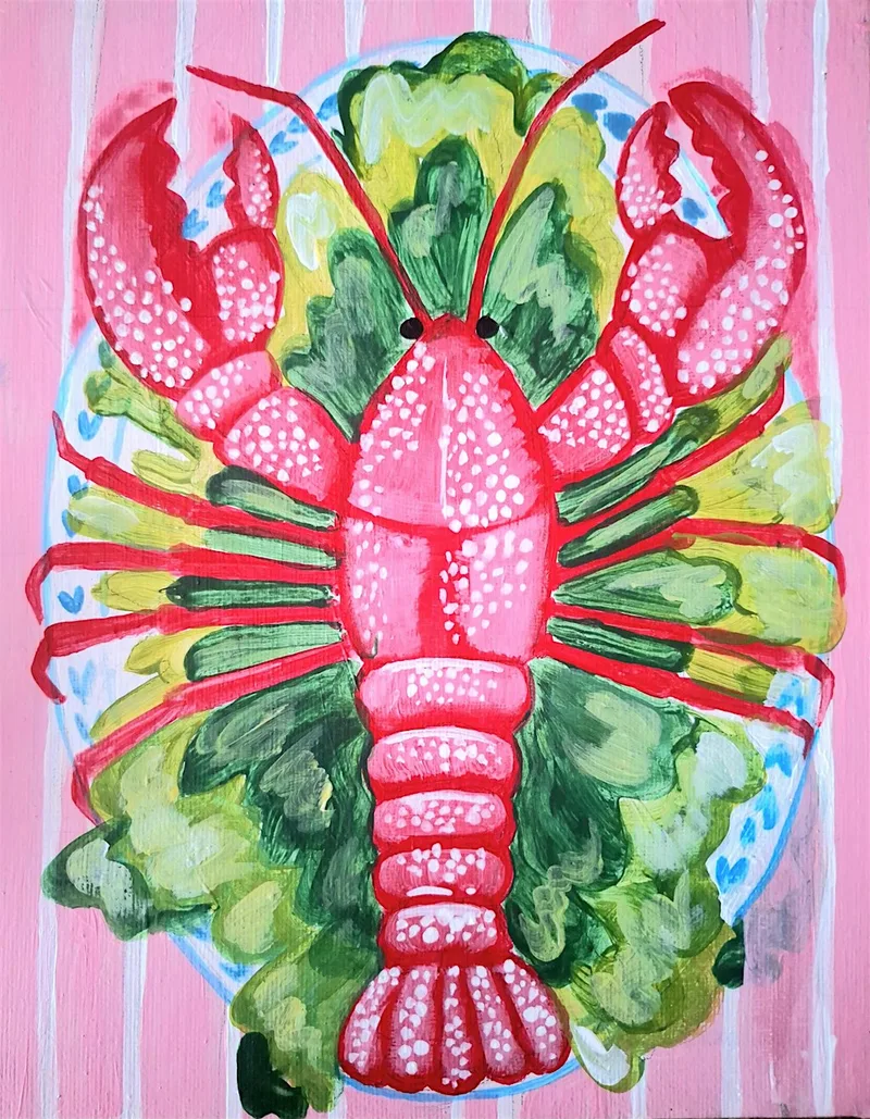 Sip & Paint July- Angel Bar- Theme: Lobster
