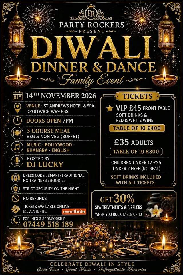 DIWALI DINNER & DANCE 2026