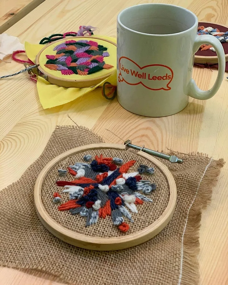 Abstract Embroidery with Anna