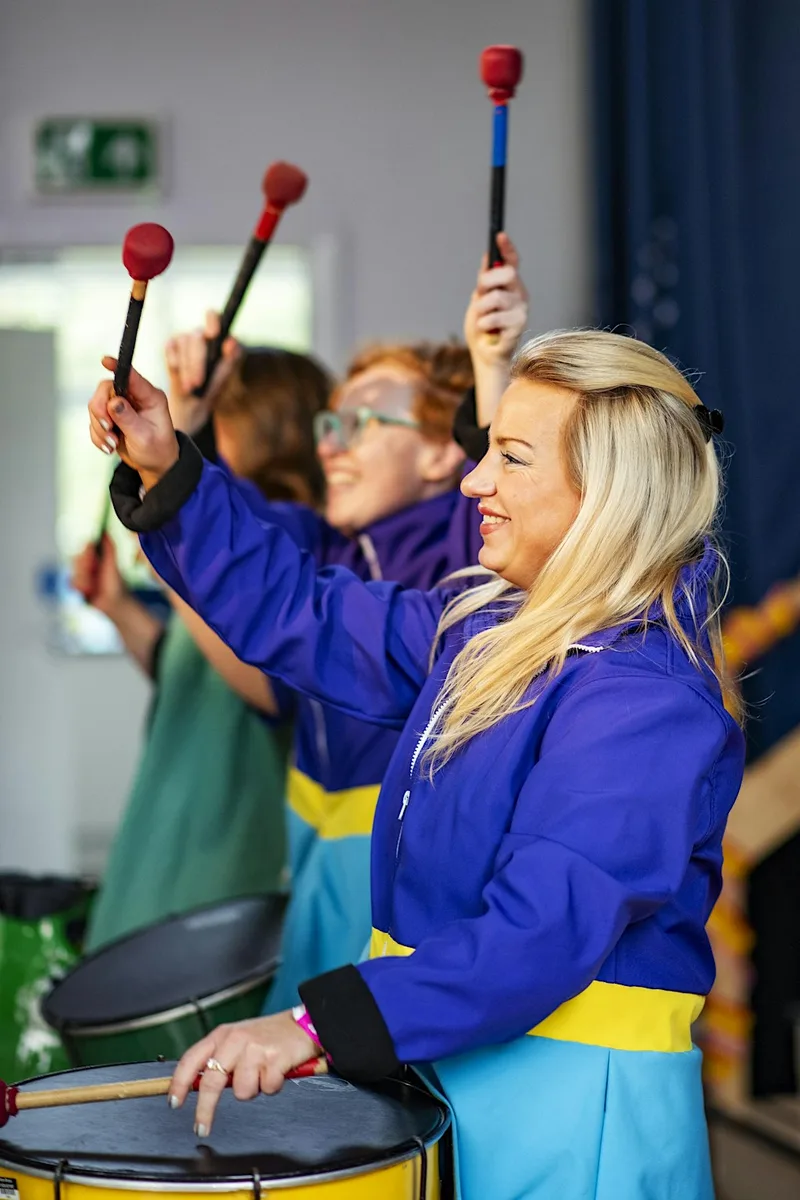 Bay DrumFest workshop with Baybeat Street Band