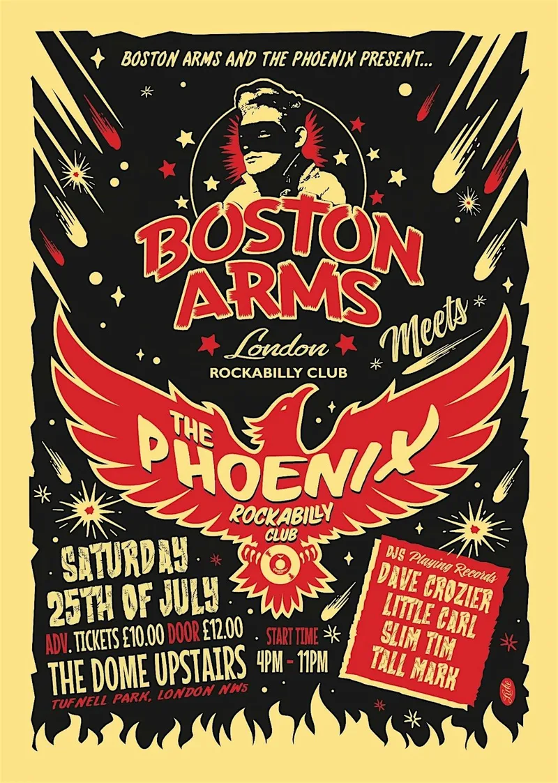 Boston Arms meets The Phoenix Rockabilly Clubs