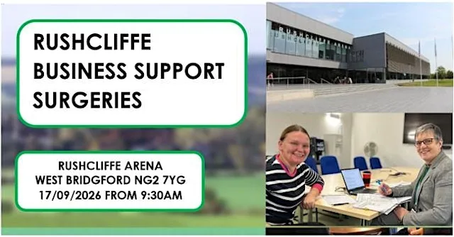 Free Business Support Surgery - West Bridgford, Rushcliffe