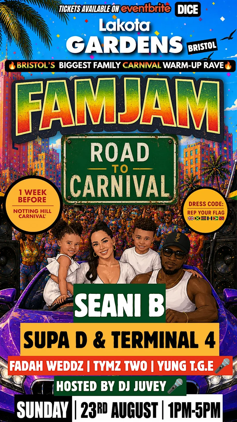 FAMJAM BRISTOL: Road To Carnival