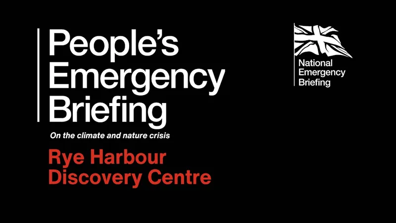 National Emergency Briefing, Rye Harbour Discovery Centre