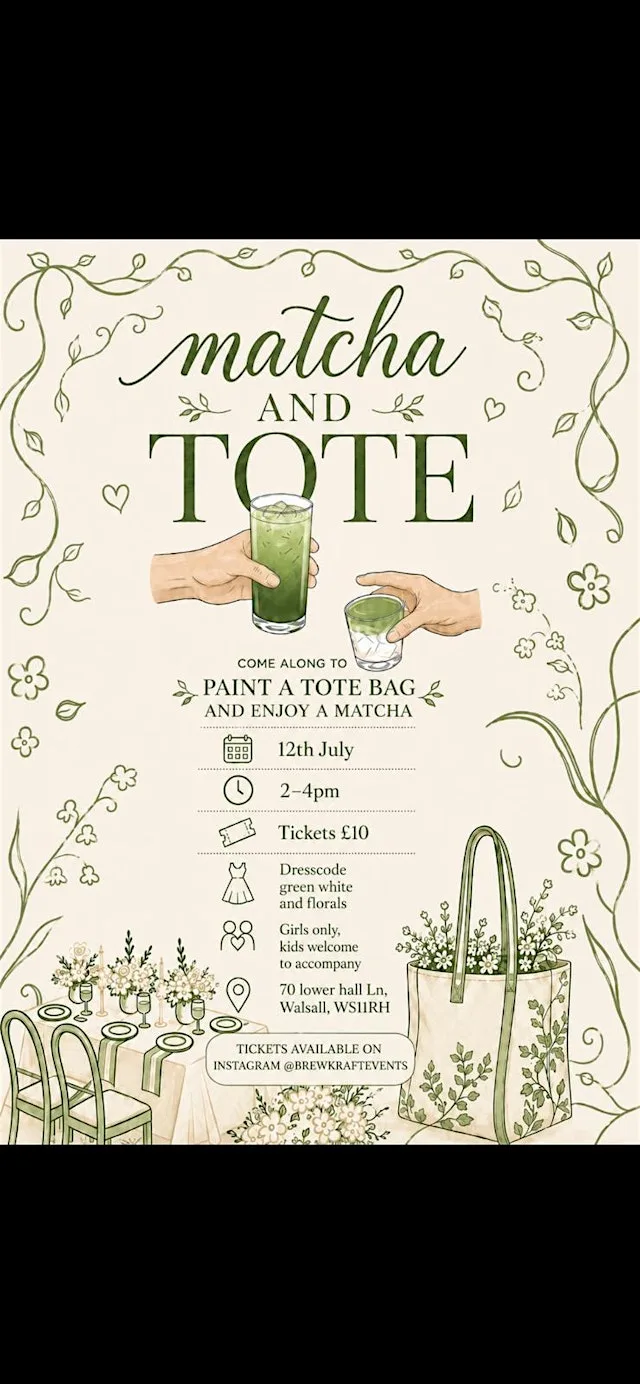 Matcha & Tote @ BrewKraft Cafe & Lounge