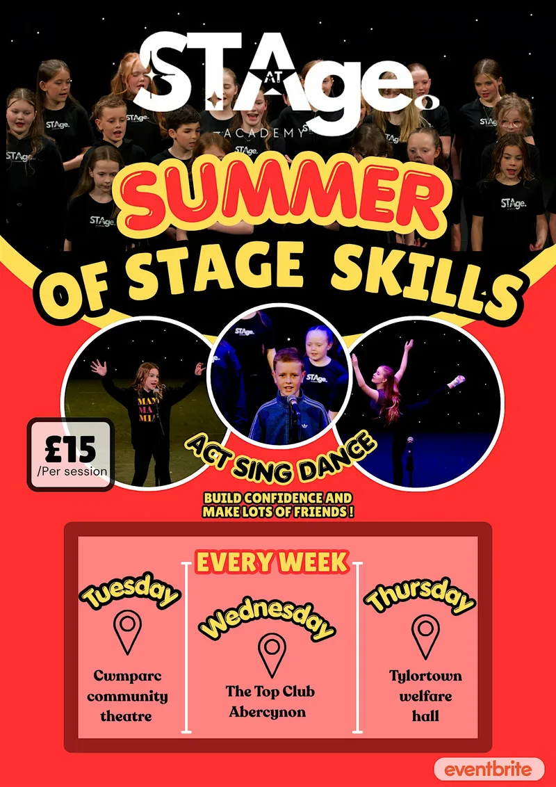 Summer of stage skills- lets make a show