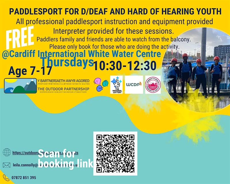 D/Deaf and Hard of Hearing Youth PADDLESPORT-Cardiff