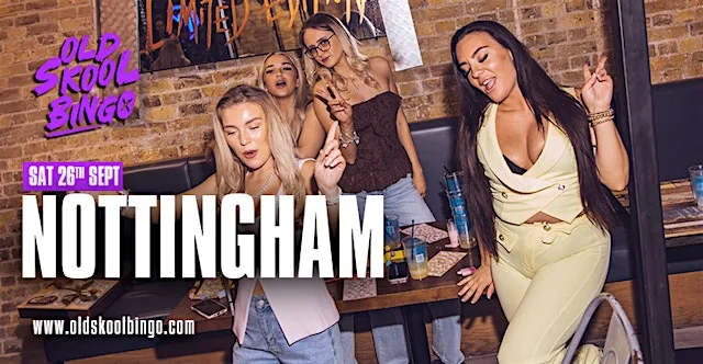 Old Skool Bingo Sat 26th Sep Nottingham