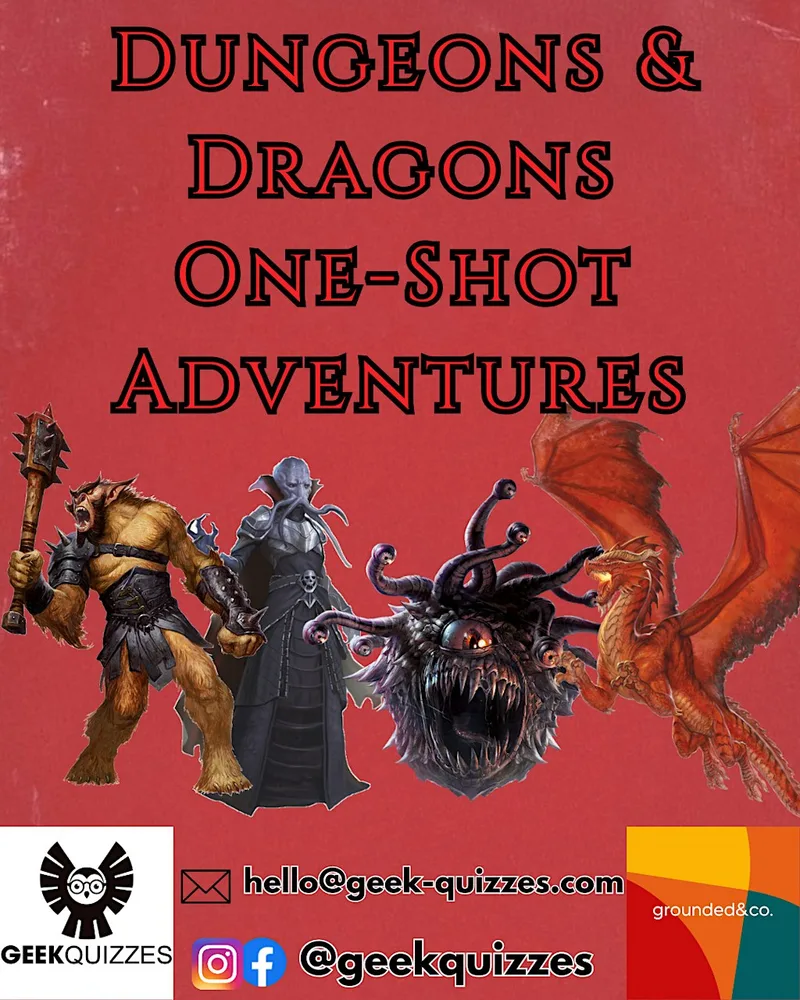 Dungeons & Dragons Adults One-Shot Adventures