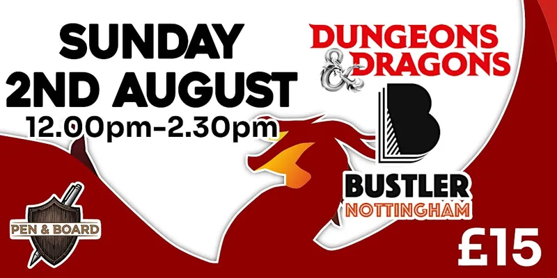 Dungeons and Dragons at Bustler Nottingham
