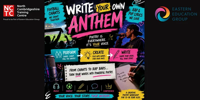 Teen Workshop - Write Your Own Anthem (Chatteris)
