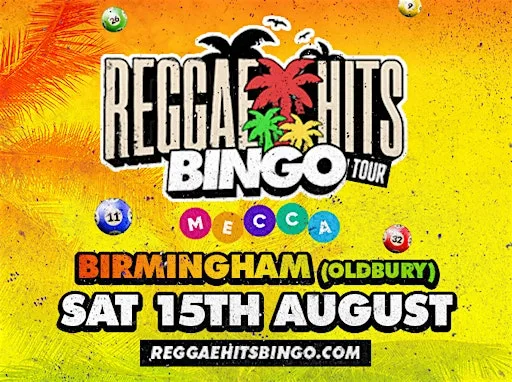 Reggae Hits Bingo Tour | Leeds | 15th AUG
