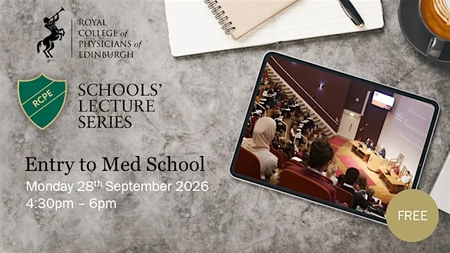 Schools' Lecture 2026 : Entry to Med School