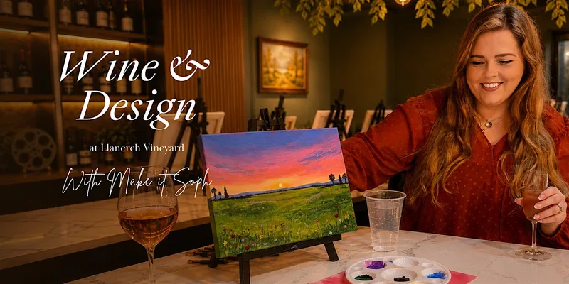 Wine & Design at Llanerch Vineyard