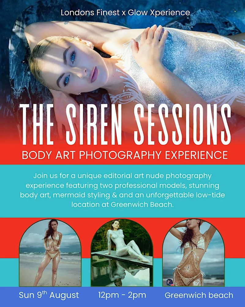 The Siren Sessions : Body art photography experience