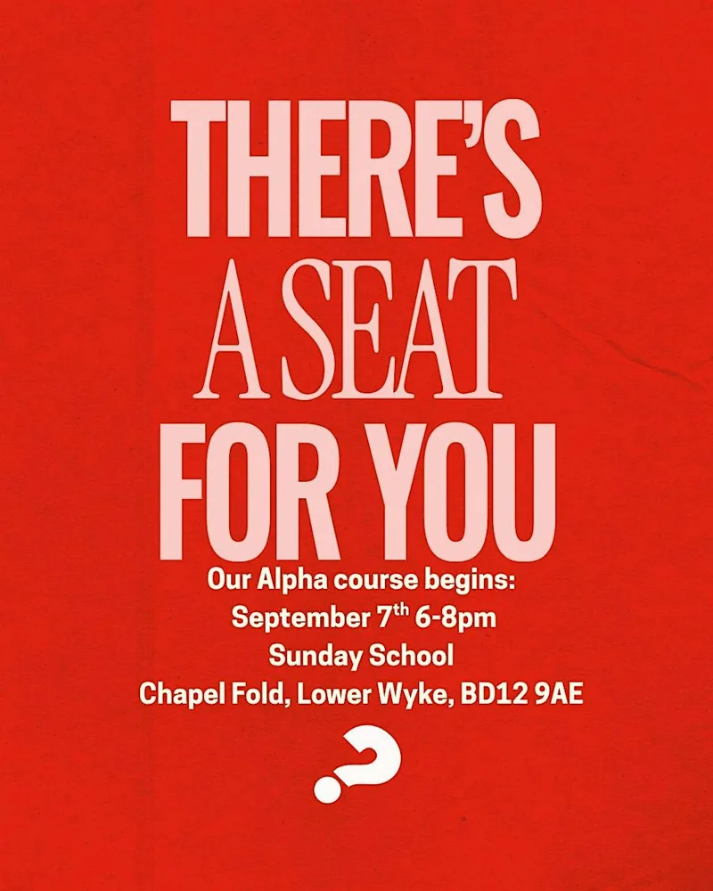 Alpha Course - Begins Monday 7th September 2026 - Lower Wyke