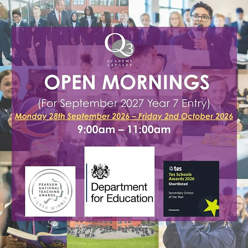 Q3 Academy Langley Open Mornings