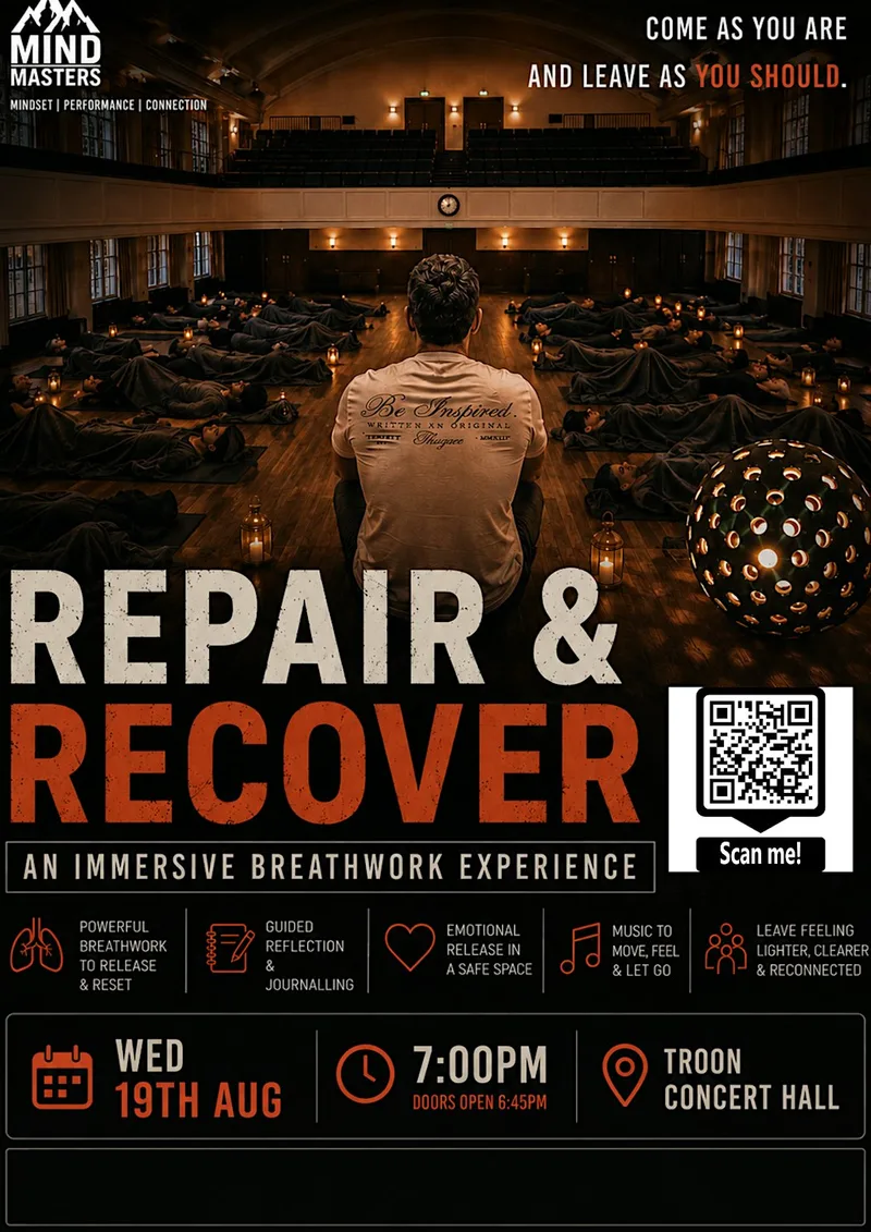 "Repair & Recover" An Immersive Breathwork Experience by Mind Masters