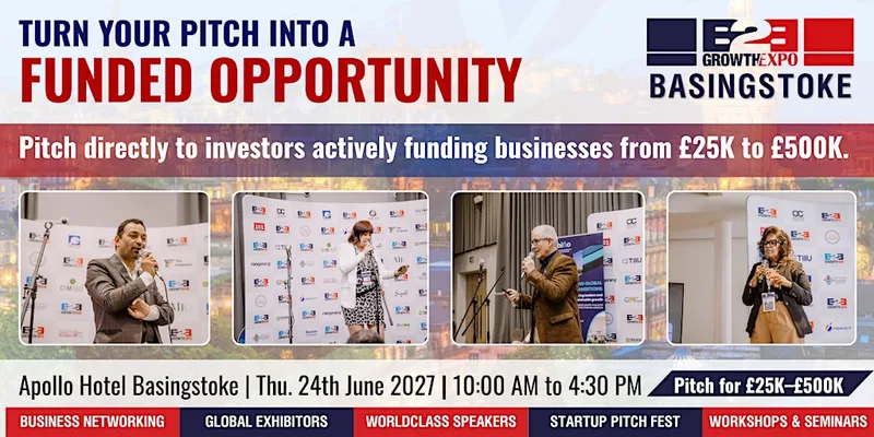 Basingstoke B2B Growth Expo 2027 | Join Us As Investor's Pitch Fest At Show