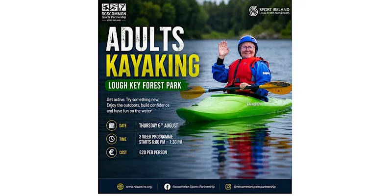 Adult Kayaking Lough Key Forest Park