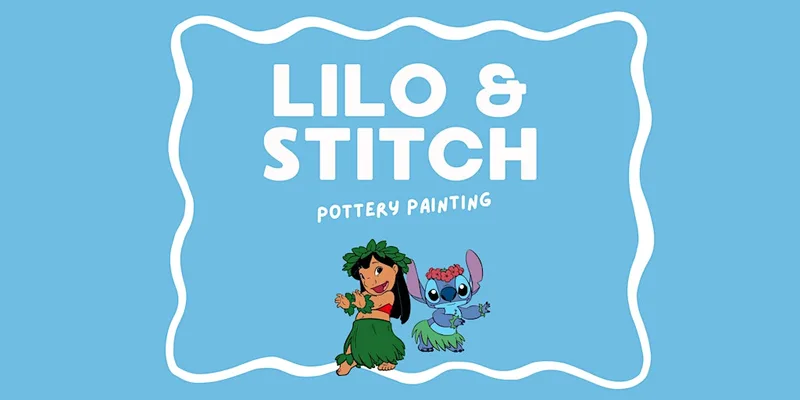 Lilo & Stitch Pottery Painting, The Boneyard