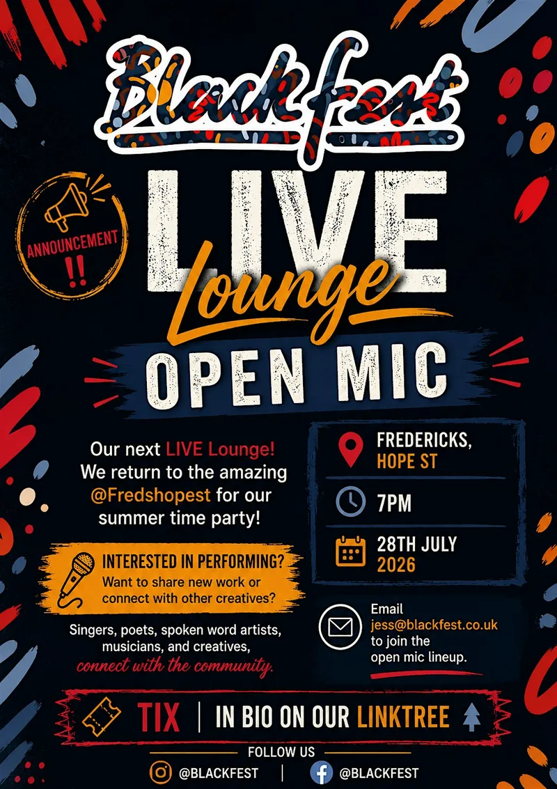 BlackFest LIVE Lounge | Open Mic Night