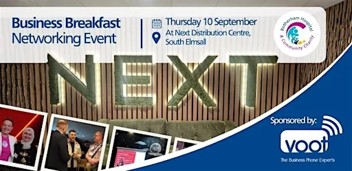Rotherham Hospital & Community Charity Business Breakfast Networking Event