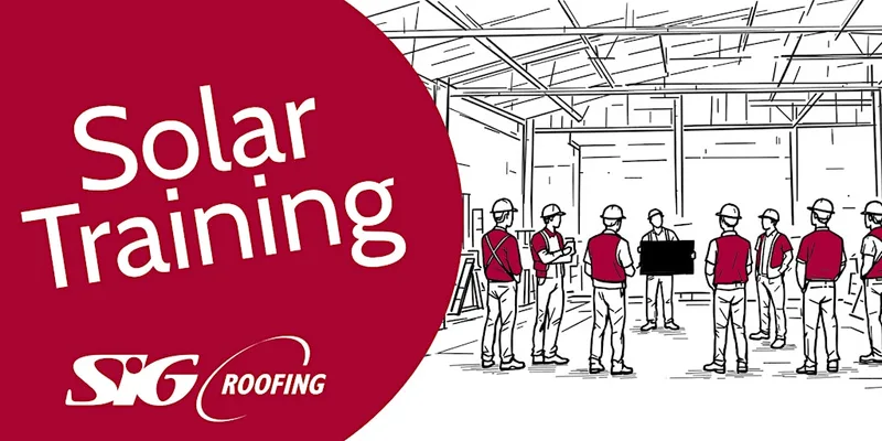 SIG Roofing Solar Training in Carlisle - AM