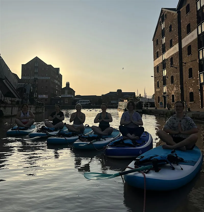 SUP Yoga at Gloucester Docks
