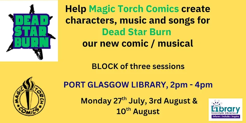 Dead Star Burn: Comic/Musical Creation with Magic Torch Comics