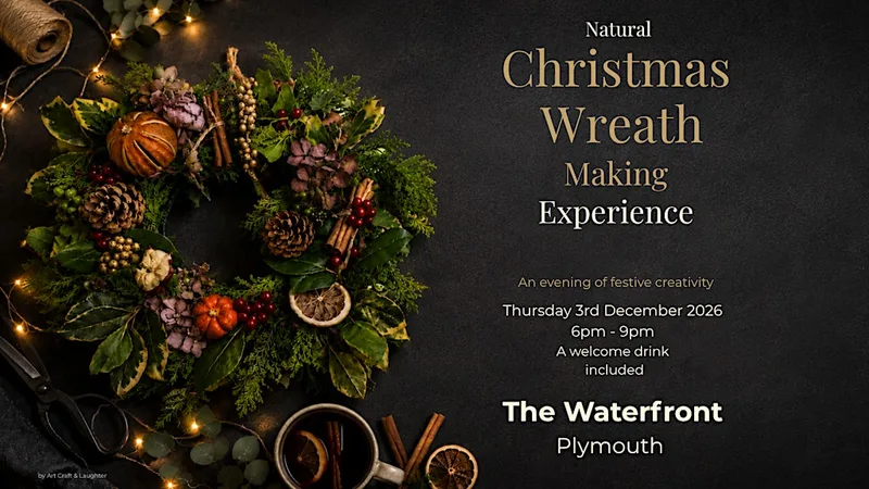 Natural Christmas Wreath Making Experience