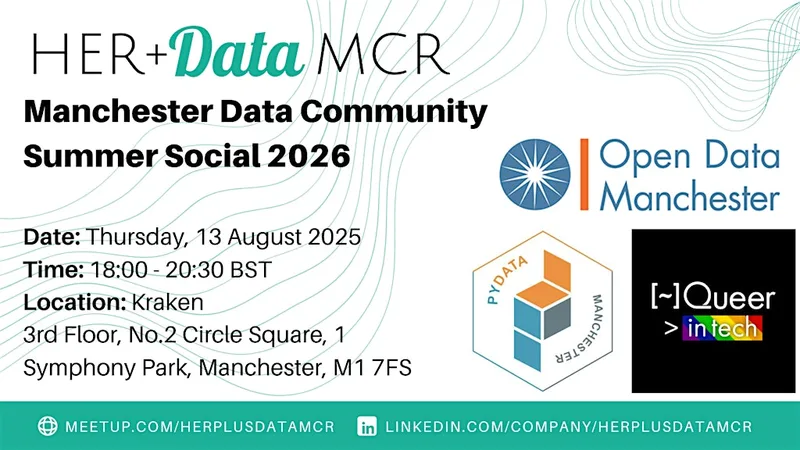 Manchester Data Community Summer Social 2026