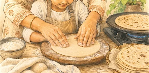 Roti Making Workshop Lunch