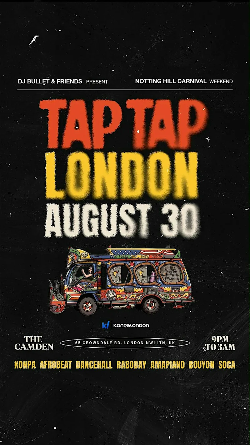 TapTap London - The Ultimate Haitian Party of Notting Hill Carnival