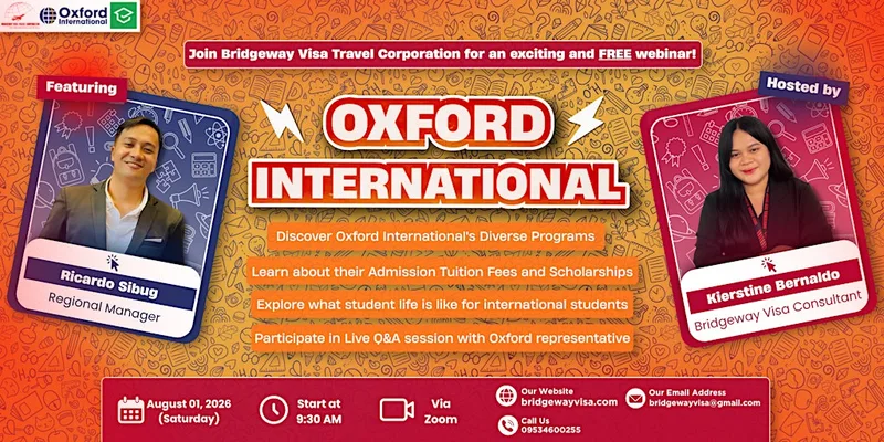 STUDY ABROAD WITH OXFORD INTERNATIONAL