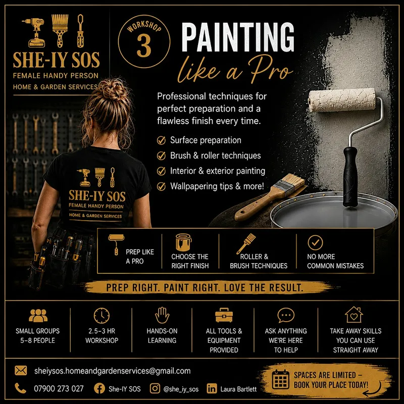 She-IY SOS Confidence Workshops - Painting Like a Pro