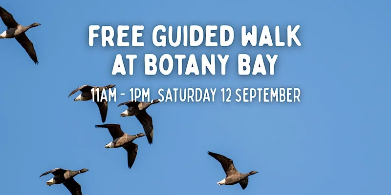 FREE Guided Walk at Botany Bay