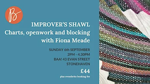 Improver's Crochet: 1 Skein Shawl (afternoon)