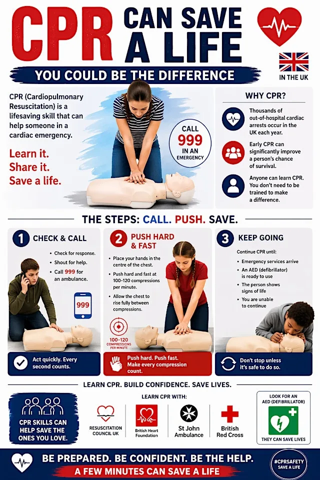 Learn CPR for children aged 10 and over