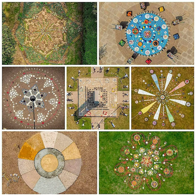 Viewing Times - Mandala Artwork at Coalhouse Fort