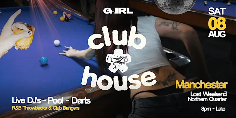 Clubhouse - WLW & Queer Party Pool, Darts, DJ's & more
