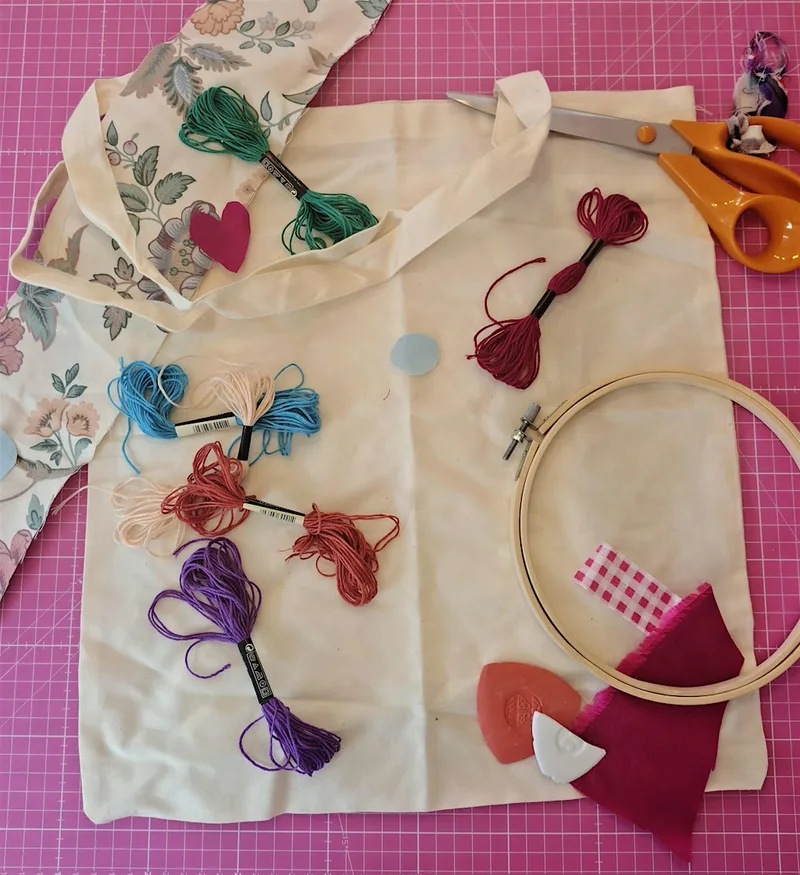 Hand Embroidery Tote Bag!