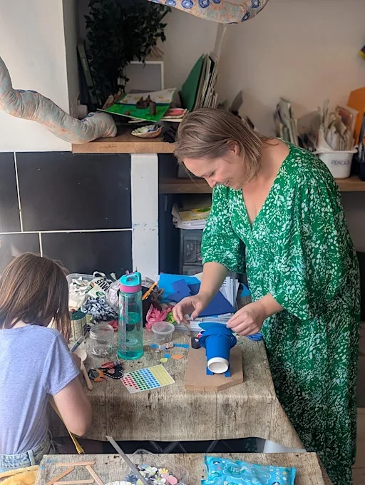 Summer Holiday Workshops | Recycled & Mixed Media Art at The Makery
