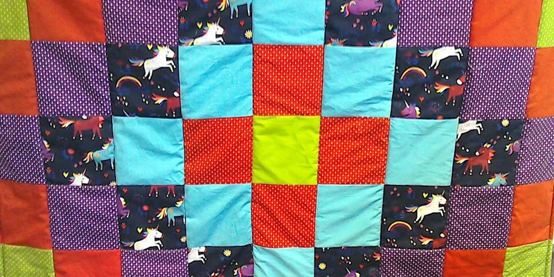 Beginner's Machine Patchwork – Lap / Cot Quilt