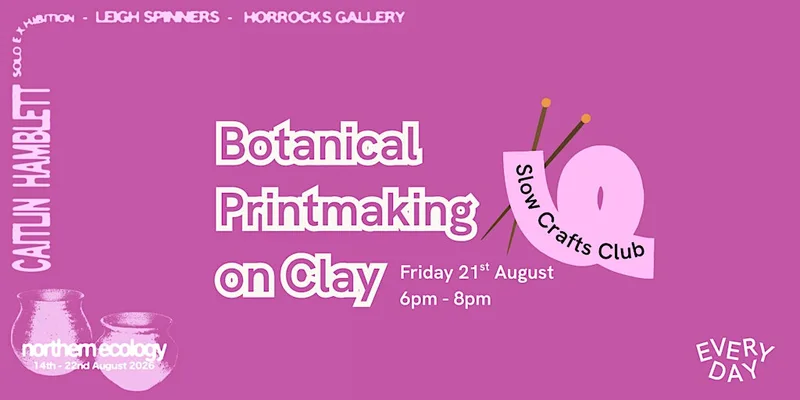 Botanical Printmaking on Clay - Slow Crafts Club