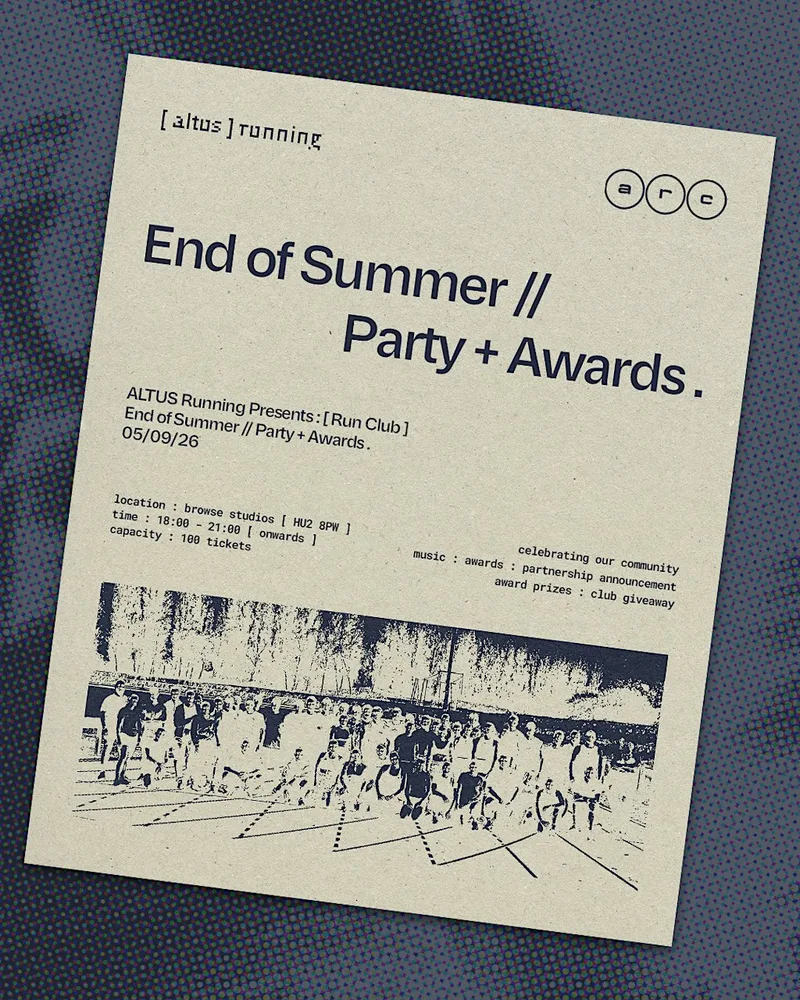 ALTUS Running: End of Summer Party + Awards